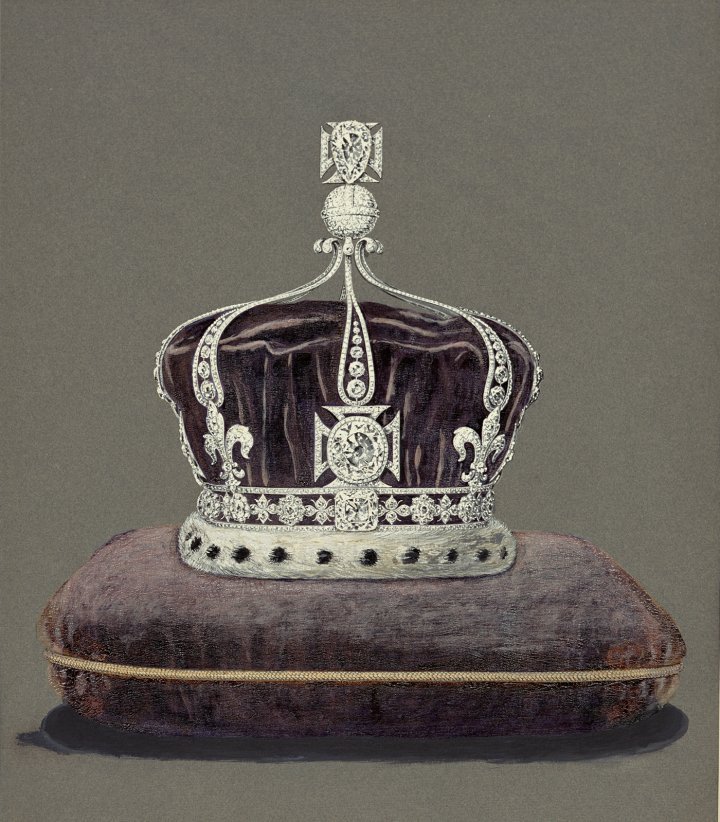 Queen Mary's Consort Crown, crafted by Garrard.