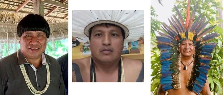 Chief Henrique (left), Chief Miguel (center), Chief Lucas (right)